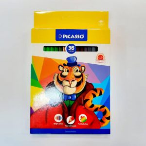 مداد رنگی ۳۶ رنگ مقوایی پیکاسو
