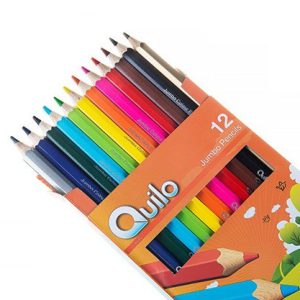 مداد رنگی 12 رنگ کوییلو مدل Jumbo کد 634012